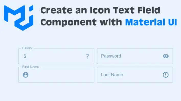 Material UI Input Icon