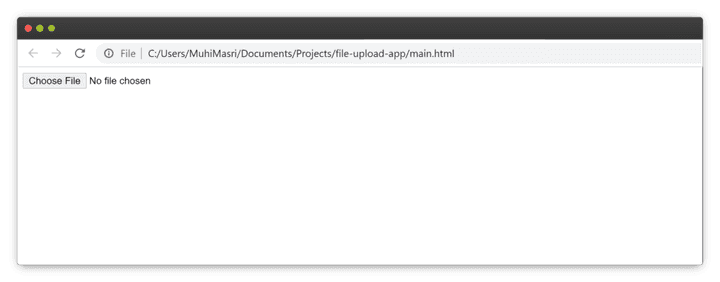 Upload File Component