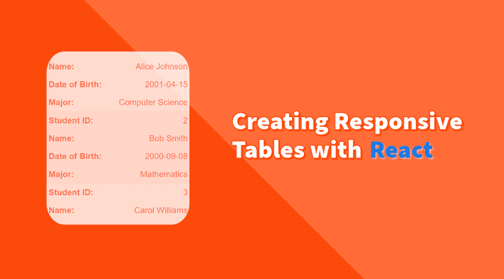 React Responsive Table